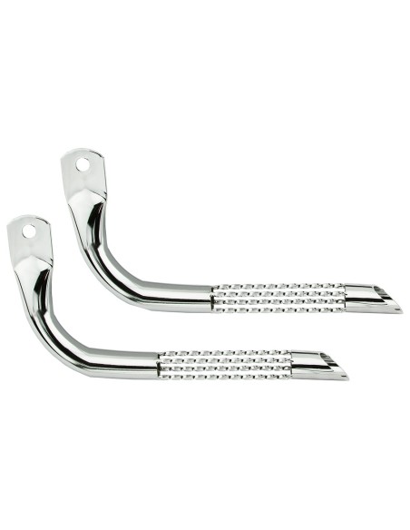 Quad Twisted Muffler Chrome.